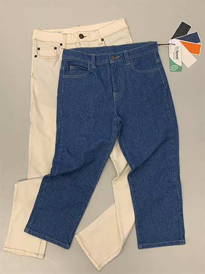 Samples by using new resource-efficient dyeing approach © 2023 Lenzing Fibers (HK) Limited Samples by using new resource-efficient dyeing approach © 2023 Lenzing Fibers (HK) Limited