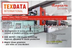 The cover of issue 9/10 of the TexData Magazine