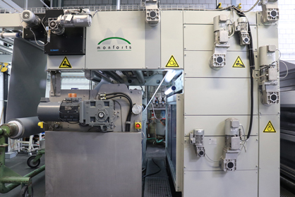 AWOL59 - The new Monforts Eco Applicator at the Schoeller plant. (c)2018 Monforts AWOL59 - The new Monforts Eco Applicator at the Schoeller plant. (c)2018 Monforts