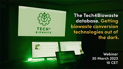 Tech4Biowaste Webinar Banner 1 – Getting biowaste conversion technologies out of the dark / Source: nova-Institut GmbH