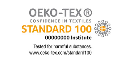 The STANDARD 100 by OEKO-TEX® label offers consumers effective protection from unwanted harmful substances in textiles. The OEKO-TEX® label is one of the world’s most widely used and best-known certifications of its kind and sets the standard for textile product safety around the world. © OEKO-TEX®