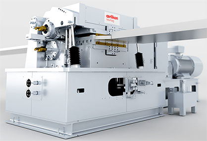 Oerlikon Neumag Baltic crimper - new thrust pad contacting device for less wear (c) 2020 Oerlikon Oerlikon Neumag Baltic crimper - new thrust pad contacting device for less wear (c) 2020 Oerlikon