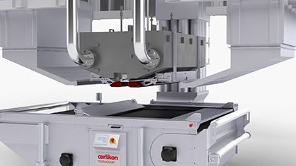 Raw material savings of up to 30% can be easily achieved with the hycuTEC technology. © 2023 Oerlikon