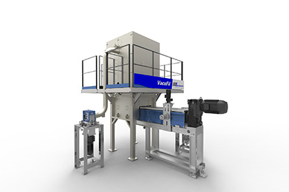 BB Engineering´s VacuFil system recycles post-consumer and post-production polyester waste.