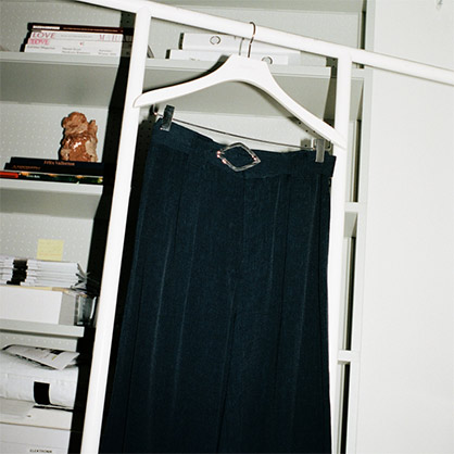 GANNI pants made with Circulose® – Photo: GANNI