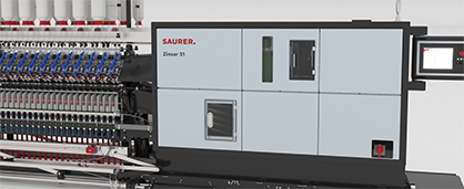 Zinser 51 – Saurer’s new ring-spinning machine generation. © 2023 Saurer