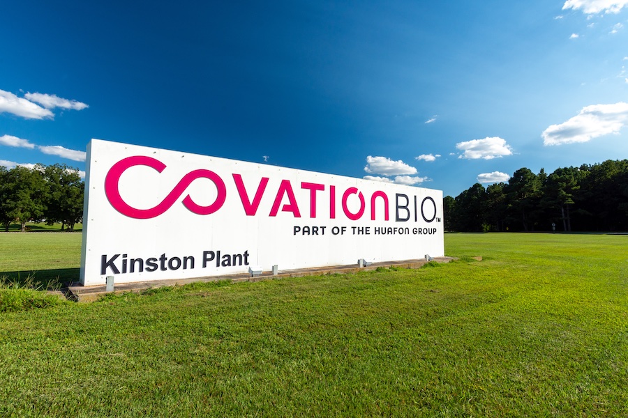 Current CovationBio Kinston signage © 2025 CovationBio Current CovationBio Kinston signage © 2025 CovationBio