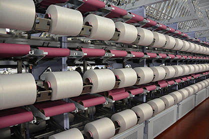 TAÇ polyester yarns are used in a wide variety of applications. © Korteks