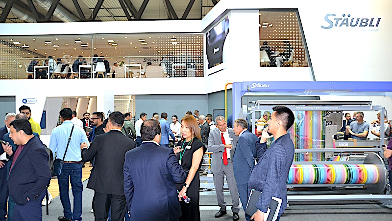 Presentation of Stäubli innovations at ITMA 2023 © 2025 TexData International