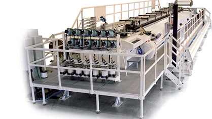 Texo AB wide-width weaving machines for the production of paper machine clothing (PMC).  © 2022 TMAS