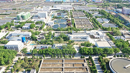 Advanced facility at Yindingzhuang Wastewater Treatment Plant Baoding, Hebei Province
(photo © Hebei Construction Group Corporation Limited)
