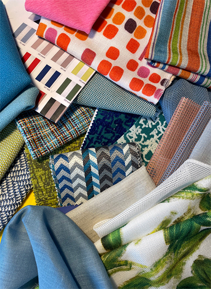 © Photo: Indorama Ventures Fibers Germany GmbH | Selection of fabric submissions for the Trevira CS Fabric Competition 2024 on the theme #MyOutdoorTimeout
