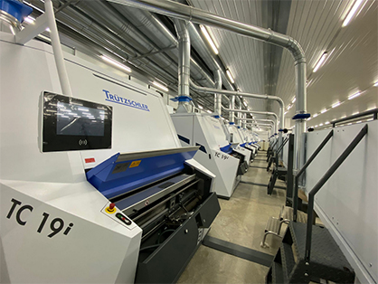 Saf Mensucat use SUPERTIP wires in combination with state-of-the-art machines from Trützschler and derive many advantages from it. © 2022 Trützschler