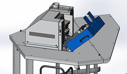 Development IDF 2: The new retention lock facilitates operation in case of minor production interruptions. © 2020 Truetzschler Development IDF 2: The new retention lock facilitates operation in case of minor production interruptions. © 2020 Truetzschler
