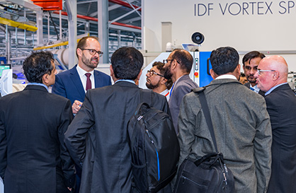 Many visitors have been very interested in the new card TC 19i and wanted to learn more about its intelligence (c) 2019 Truetzschler