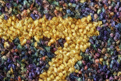 Superba space-dyed carpet with bicolour print. (c) 2019 VANDEWIELE